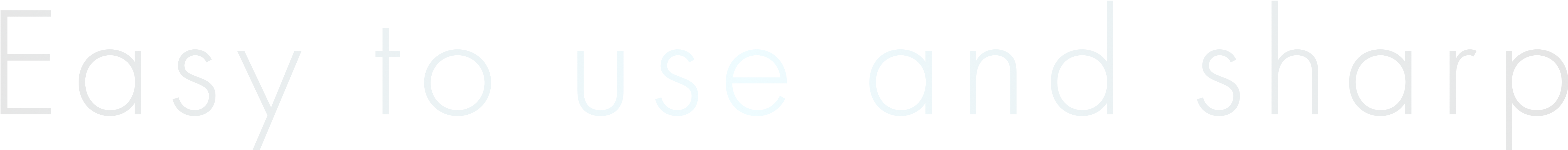 Easy to use and sharp
